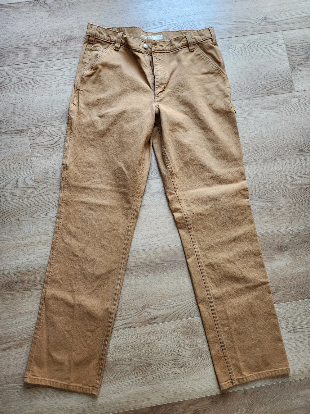 Carhartt Men’s Brown Duck Carpenter Pants